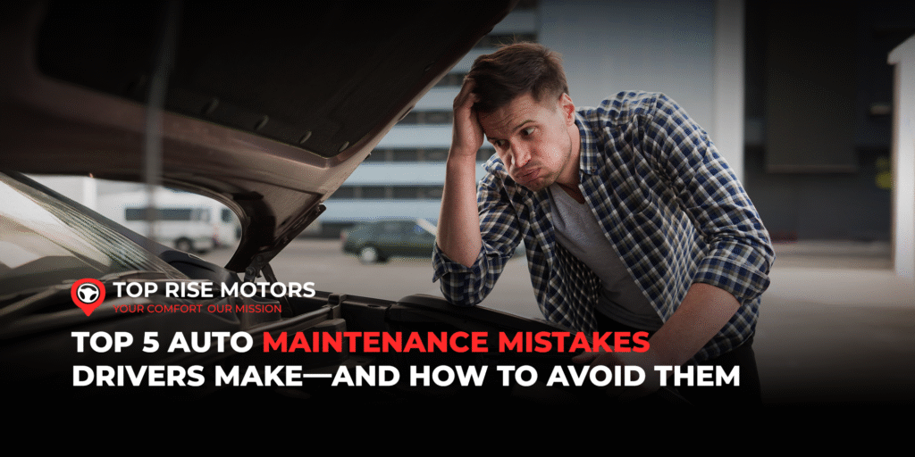 Auto Maintenance Mistakes